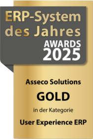 ERP-System des Jahres 2025 – Gold in der Kategorie User Experience ERP